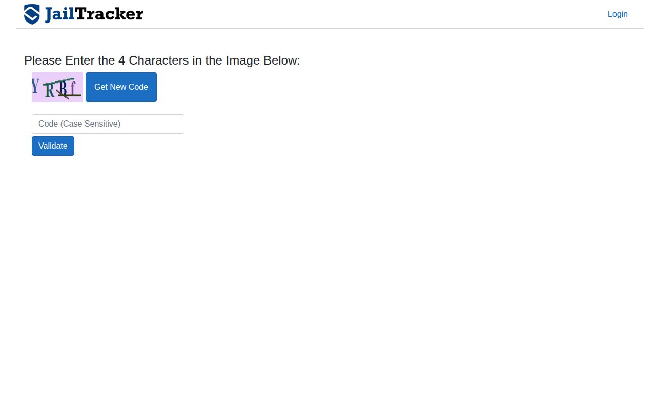 Calloway County released inmate roster search interface