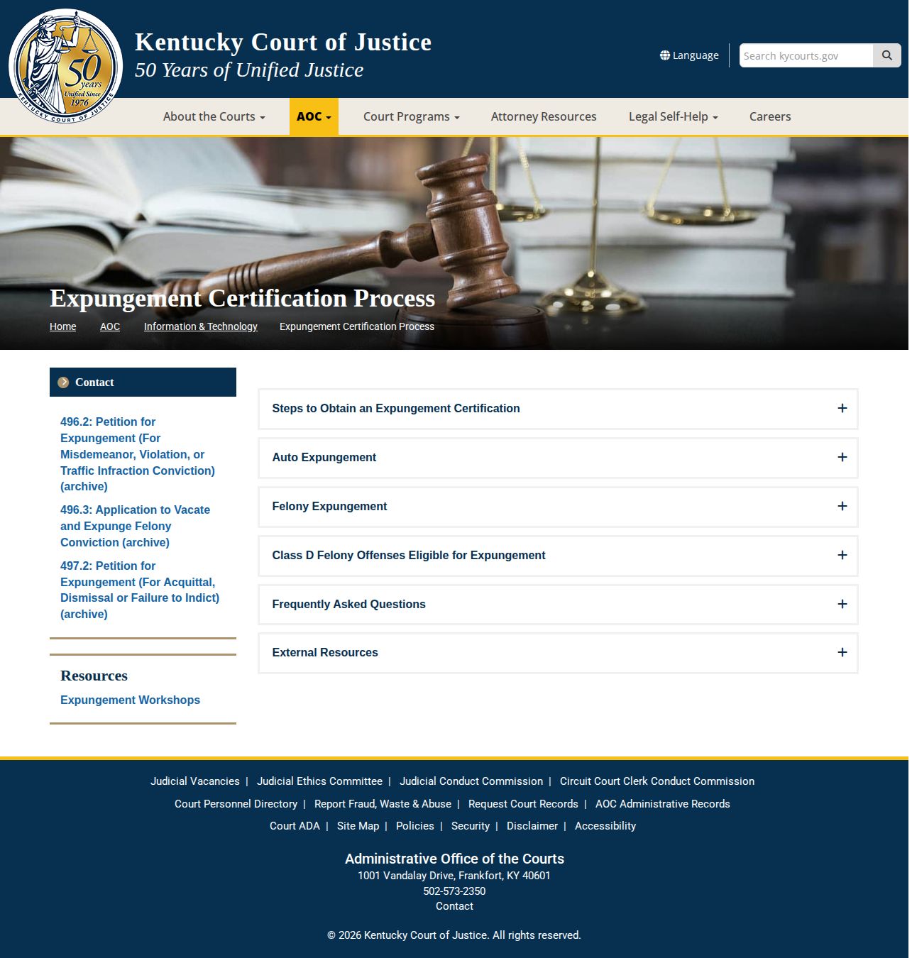Kentucky expungement guidance affecting Calloway County released inmate mugshots